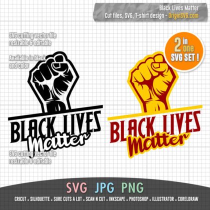 black lives matter SVG