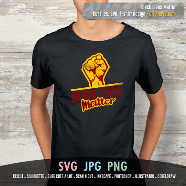black lives matter SVG