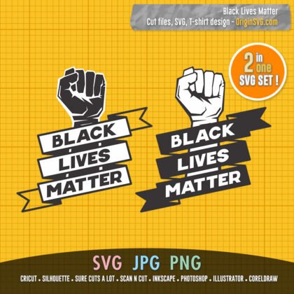 black lives matter SVG