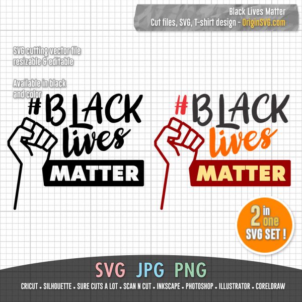 black lives matter SVG