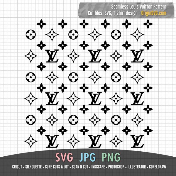Seamless LV Pattern SVG