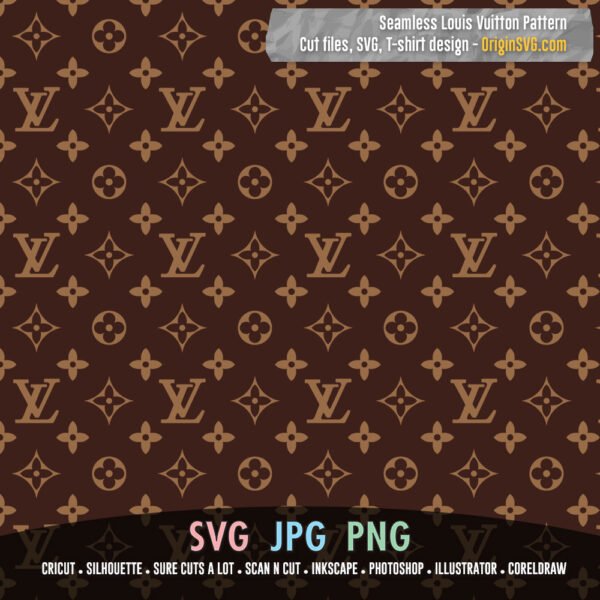 Seamless LV Pattern SVG