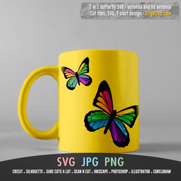 butterfly SVG fo starbucks cup or mug