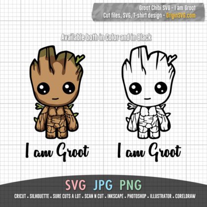 Baby Groot SVG