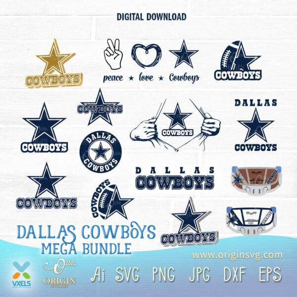 cowboys bundle svg