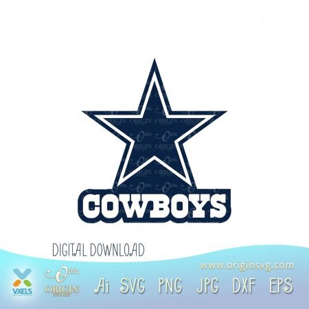 Dalas Cowboy Mega Bundle SVG NFL Lovers Mask Logo and Vector Graphics ...
