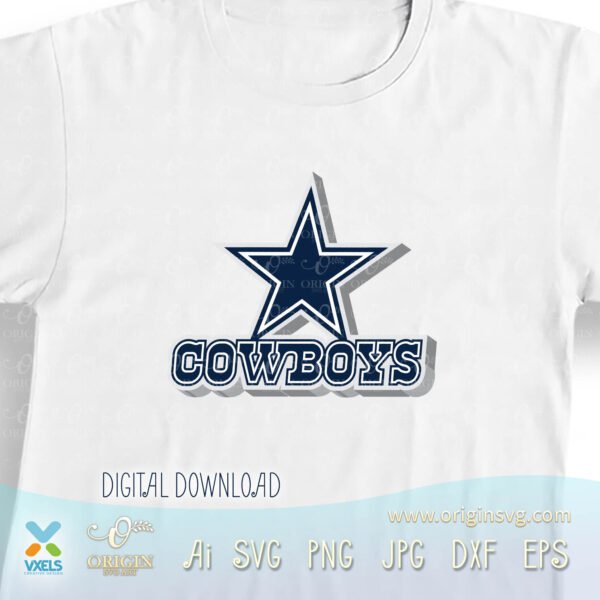 cowboys 3d logo