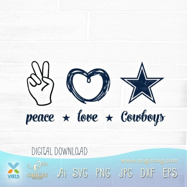 peace love cowboys