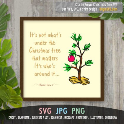 Charlie Brown Christmas Tree SVG