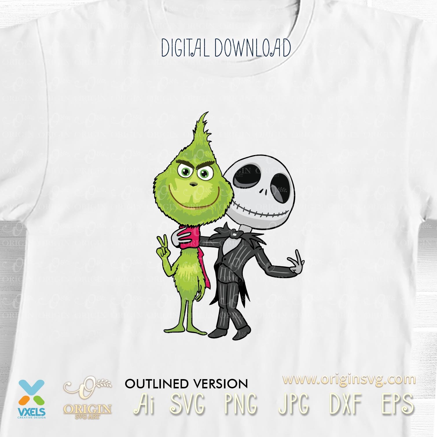 Jack Skellington Grinch Costume Switch BFF SVG - Portugal