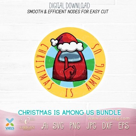 Download Christmas is Among Us + Halloween SVG Bundle Game Character