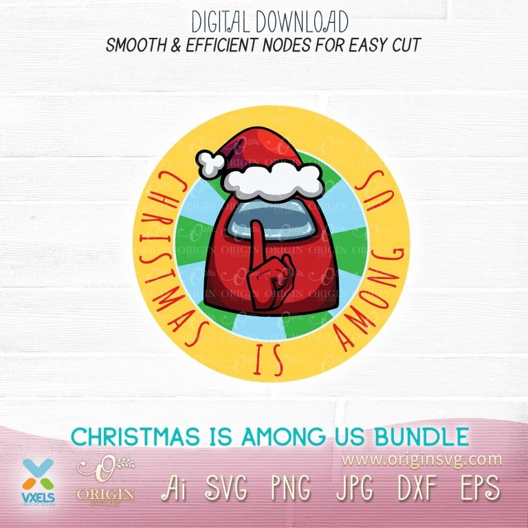 Download Christmas is Among Us + Halloween SVG Bundle Game Character