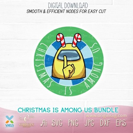 Download Christmas is Among Us SVG Cut file Bundle Set 2 for Cricut