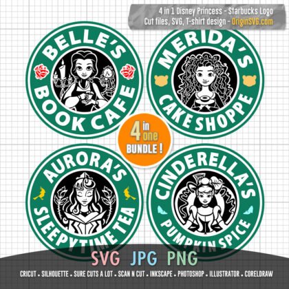 Starbucks Disney Princess Set 2
