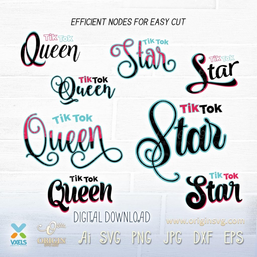 Download Tiktok birthday girl music SVG cut file for Cricut Design ...