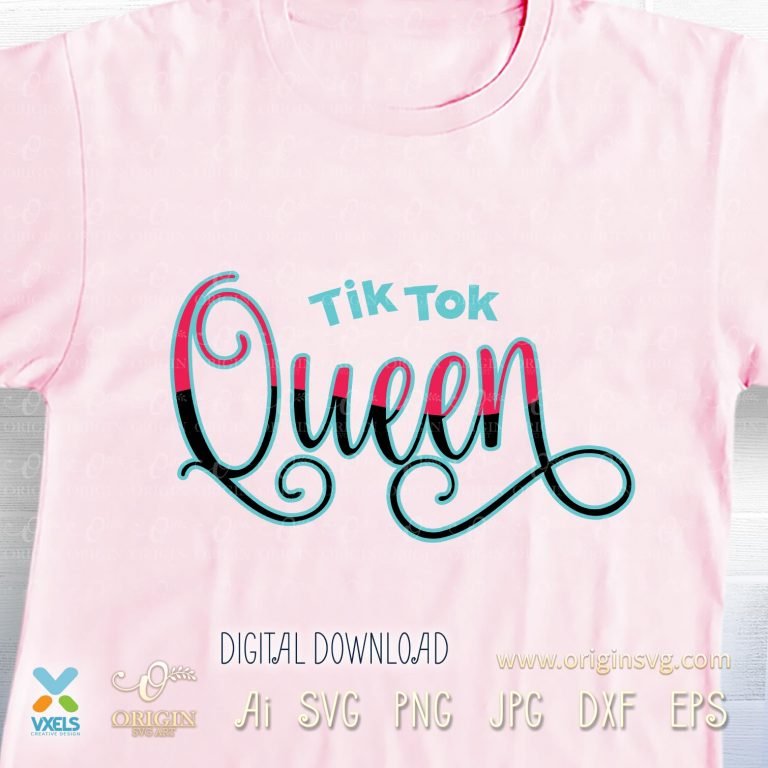 Download Tiktok birthday girl music SVG cut file for Cricut Design ...