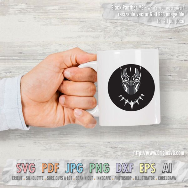 Black Panther set2 SVG