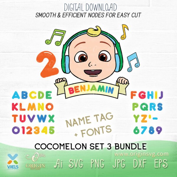 cocomelon baby fonts