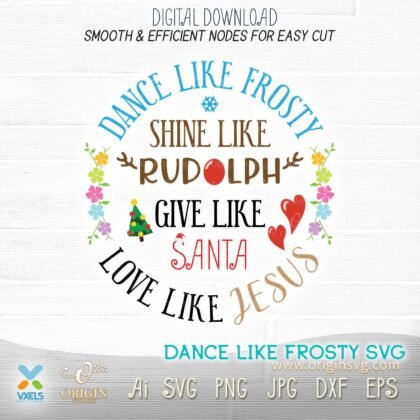 dance like frosty svg
