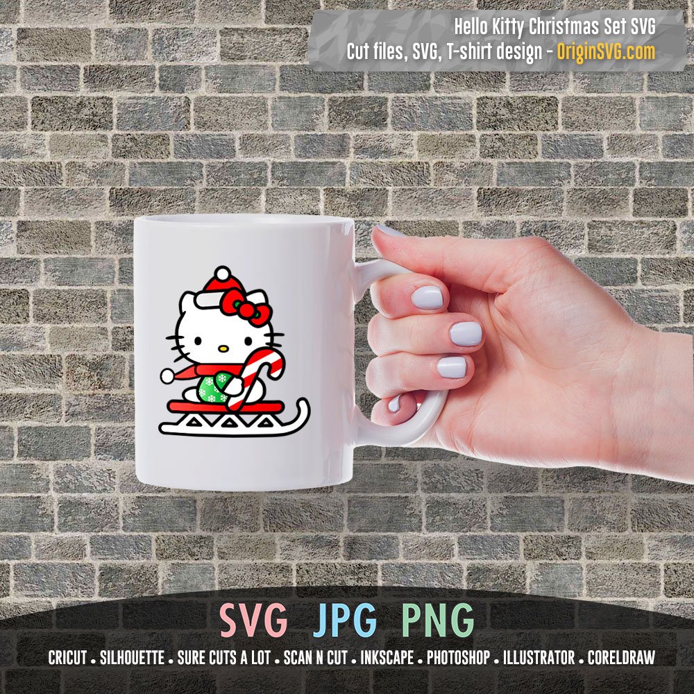 Download Hello Kitty Christmas Special 9 In 1 Bundle Origin Svg Art