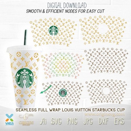 Free Free 109 Louis Vuitton Free Starbucks Cup Wrap Svg SVG PNG EPS DXF File