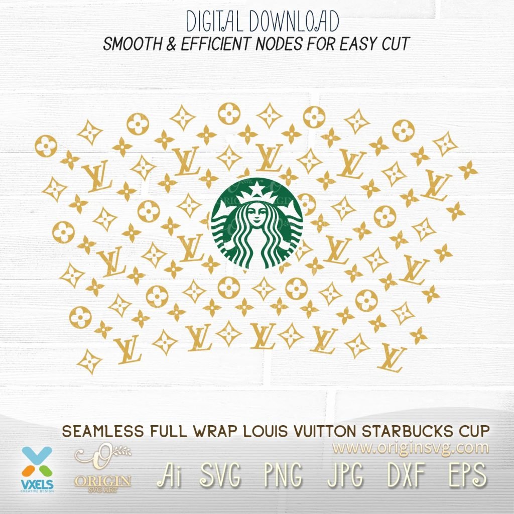 Free Free 109 Louis Vuitton Free Starbucks Cup Wrap Svg SVG PNG EPS DXF File