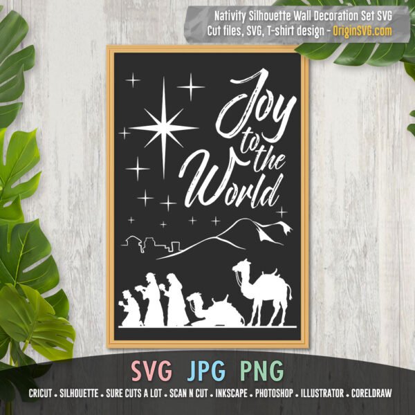 Nativity Silhouette 3 in 1 Bundle Wall Art Wall Decoration - Image 3
