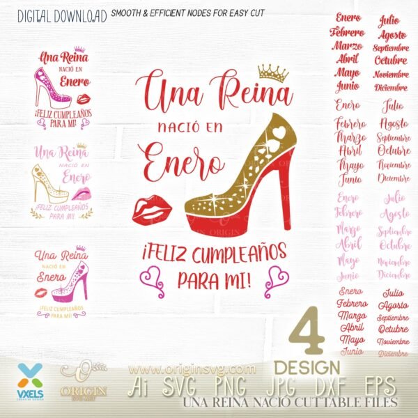 Una Reina cricut