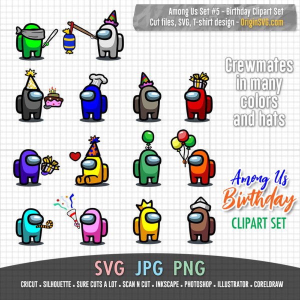 Free Free Birthday Among Us Svg Free 686 SVG PNG EPS DXF File