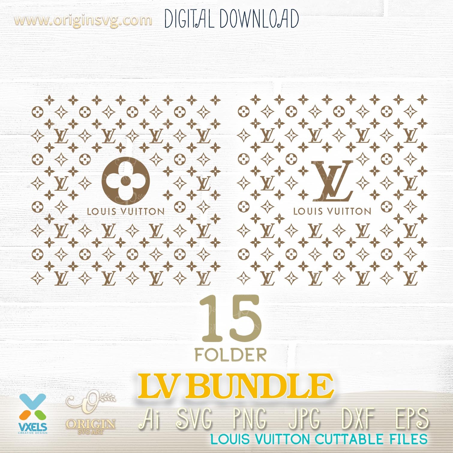 Cricut Lovers Rejoice How to Use the Louis Vuitton Logo Pattern for