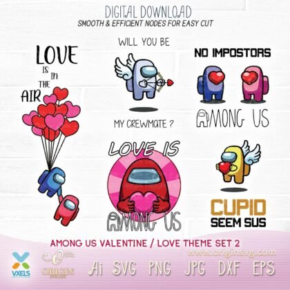 among us valentine bundle