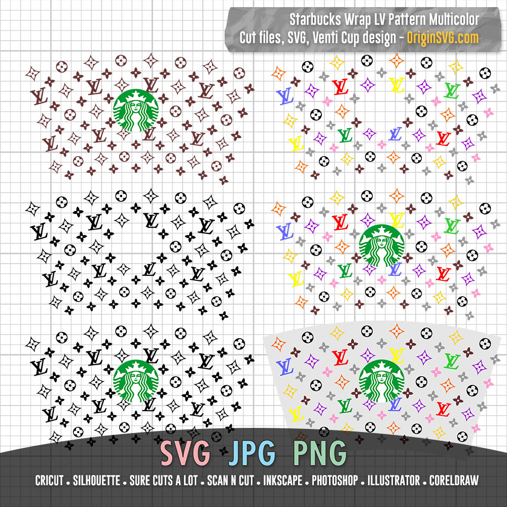 Free Free 109 Louis Vuitton Free Starbucks Cup Wrap Svg SVG PNG EPS DXF File