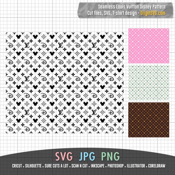 Free Free 108 Disney Louis Vuitton Pattern Svg SVG PNG EPS DXF File