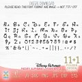 alphabet disney svg