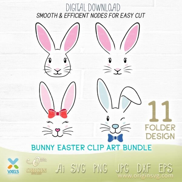 easter bunny cutting file
