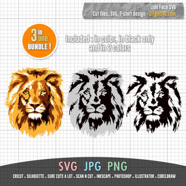 lion face