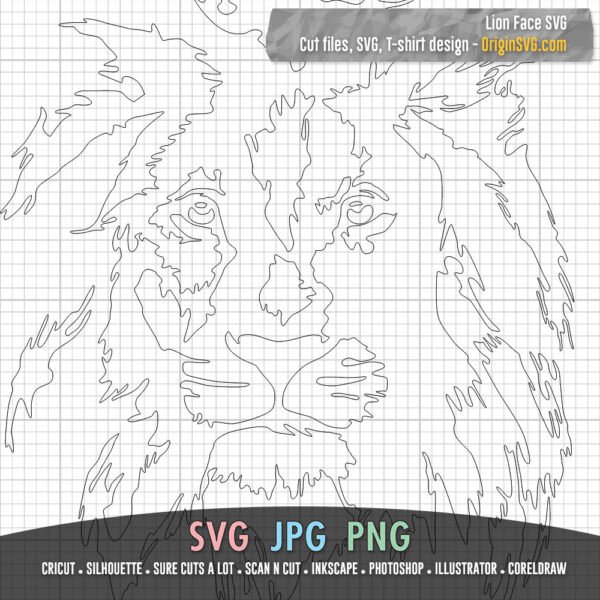 lion face
