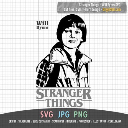Stranger Things Will Byers SVG
