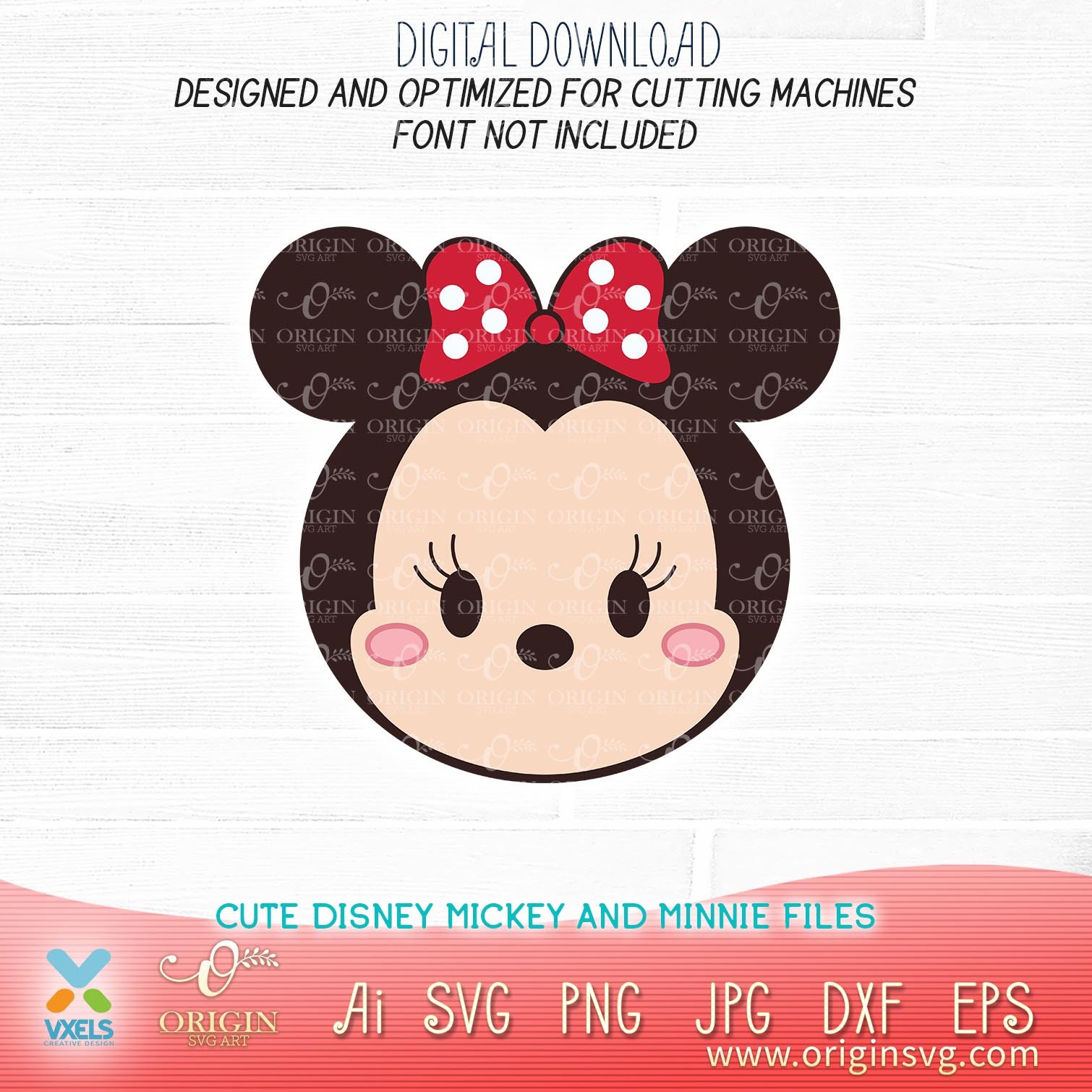 Cute Mickey Svg And Minnie Mouse Disney Vector Images Editable Clip Art