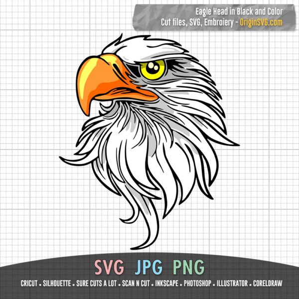 eagle head SVG cut files