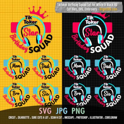 Tik Toker Birthday Squad T-shirt