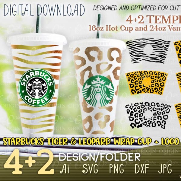 starbucks leopard cup