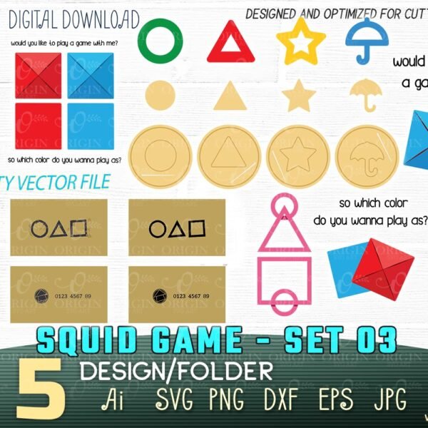 invitation card squid game