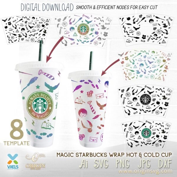 magic starbucks svg