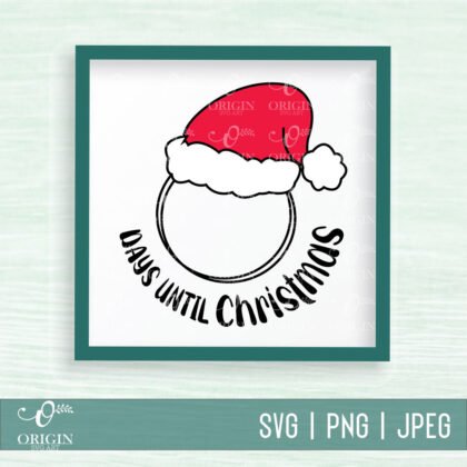Days Until Christmas SVG