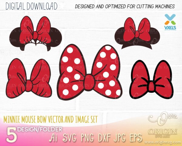 minnie bow clip art