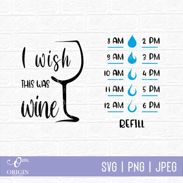 Water Bottle Tracker Bundle SVG - Image 7