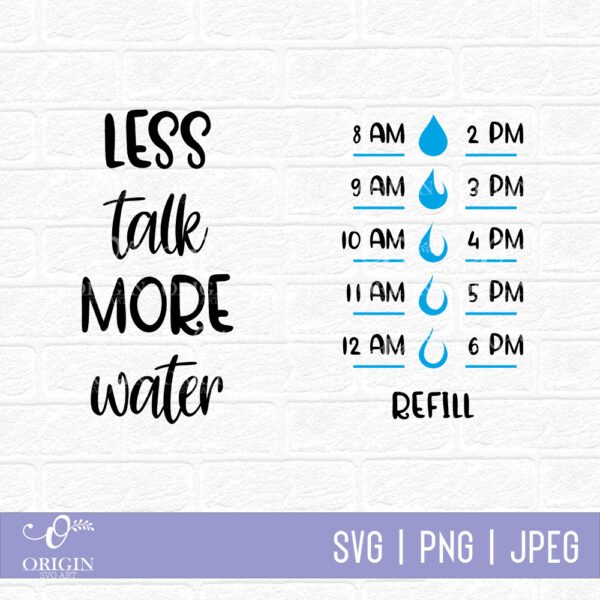 Water Bottle Tracker Bundle SVG - Image 10