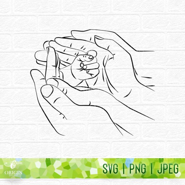 Family Hands SVG