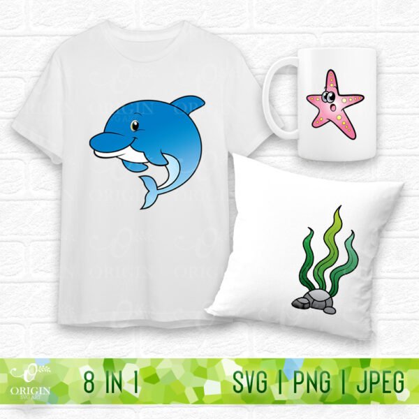 Under the Sea SVG, ocean animal